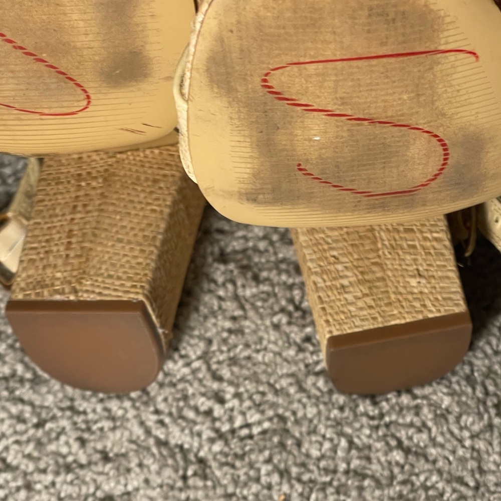 J.Crew Raffia Block Heels - Picture 4 of 5